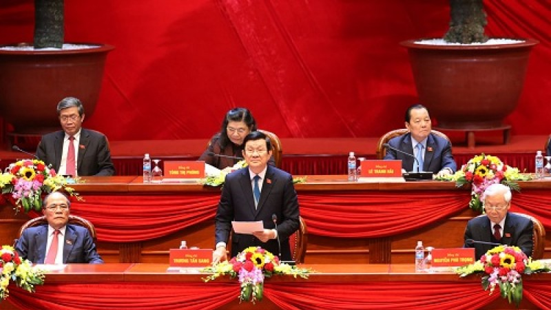 Thông cáo báo chí về ngày làm việc thứ hai Đại hội XII của Đảng