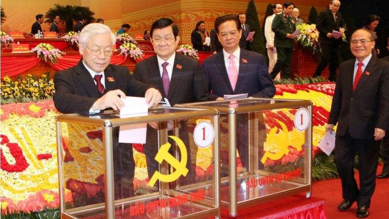 Bỏ phiếu bầu Ban chấp hành Trung ương khóa XII