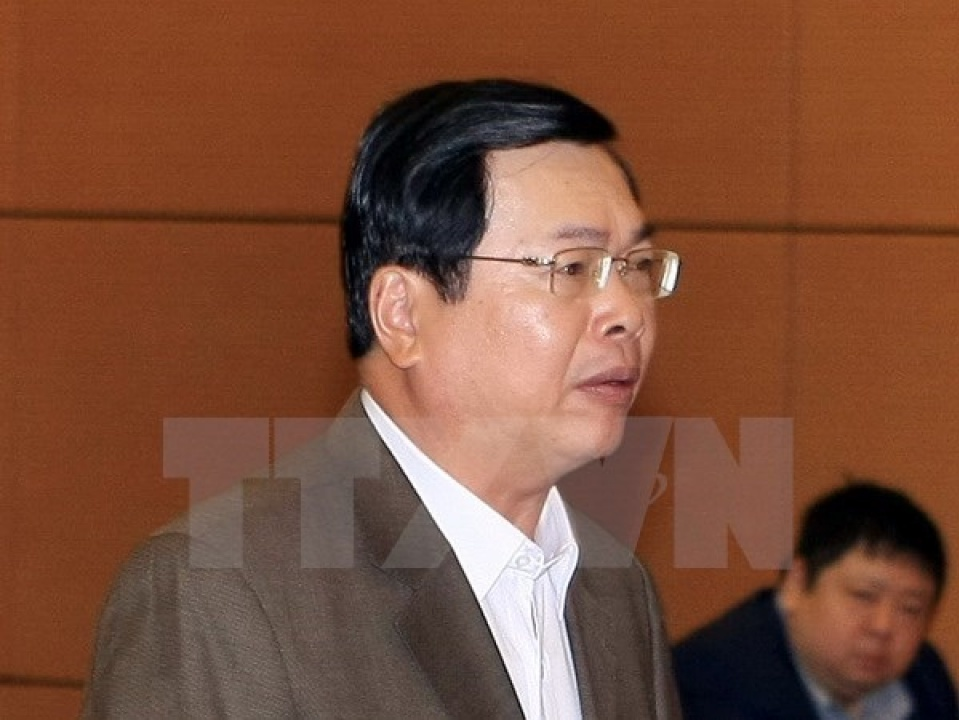 Ủy ban Thường vụ Quốc hội ra Nghị quyết kỷ luật ông Vũ Huy Hoàng