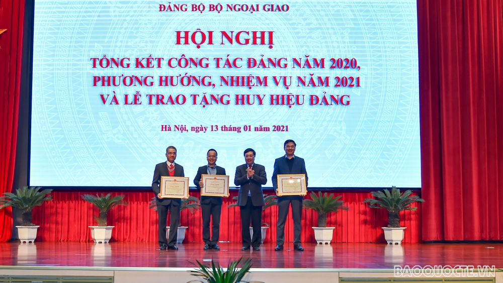 Đảng bộ Bộ Ngoại giao tổ chức Hội nghị tổng kết năm 2020