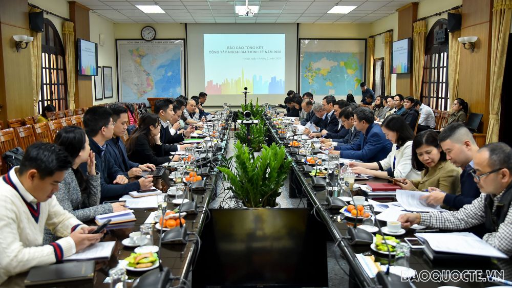 Họp tổng kết Ban Chỉ đạo Ngoại giao Kinh tế năm 2020