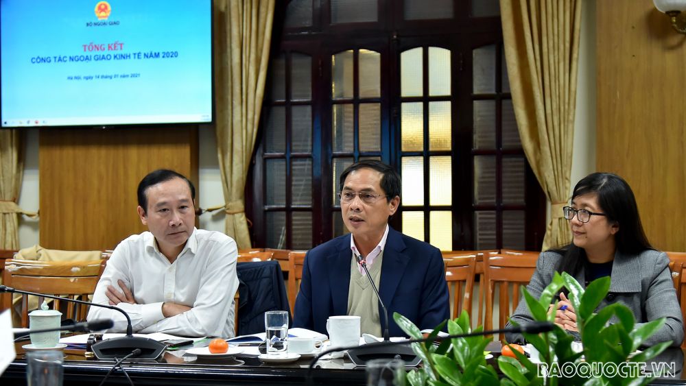 Họp tổng kết Ban Chỉ đạo Ngoại giao Kinh tế năm 2020