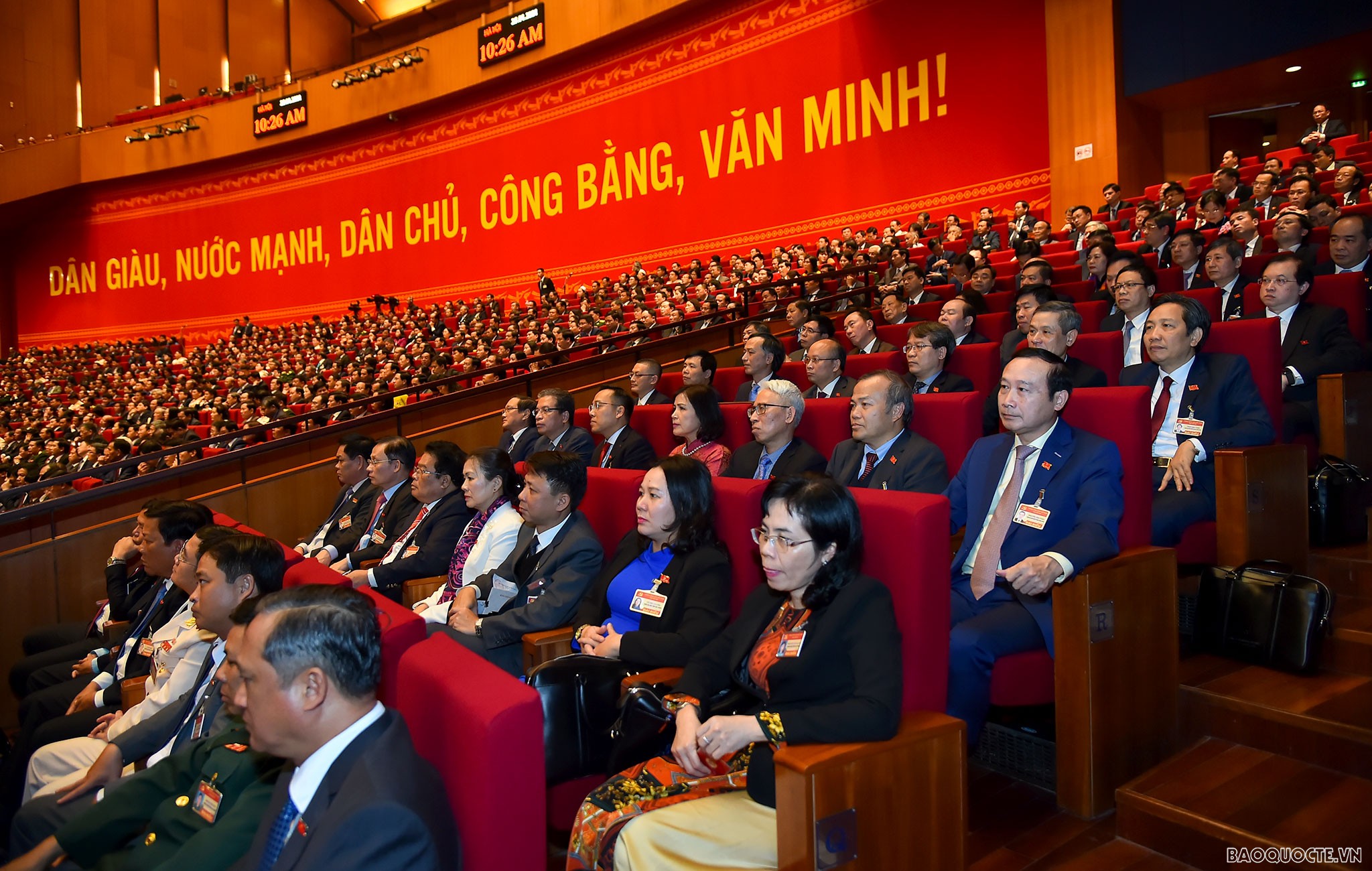 Trực tiếp: Khai mạc trọng thể Đại hội XIII của Đảng