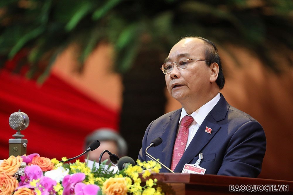 Khai mạc trọng thể Đại hội XIII của Đảng. (Ảnh: Tuấn Anh) Toàn văn Diễn văn khai mạc của Thủ tướng tại Đại hội XIII của Đảng