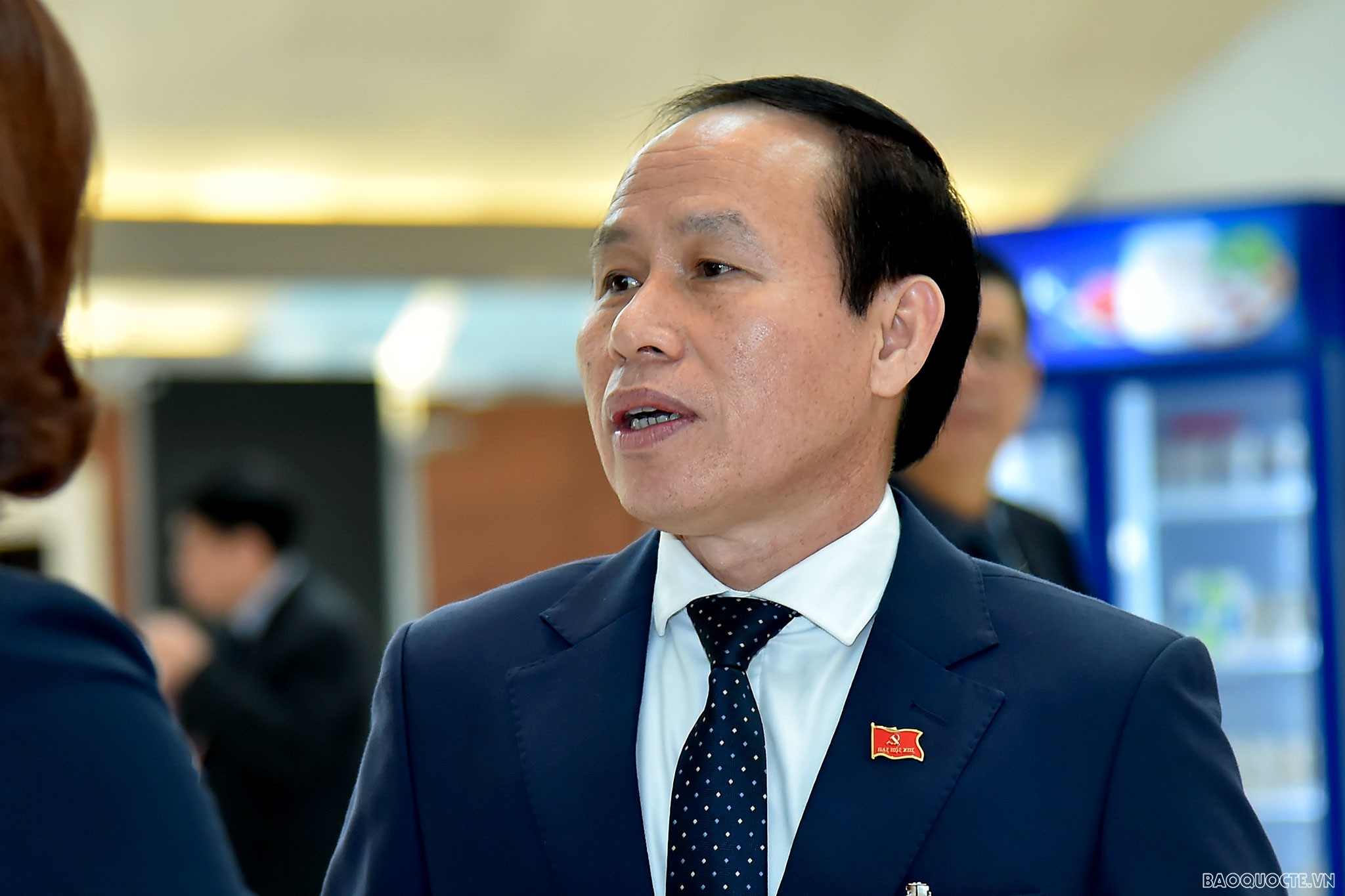 Đại biểu Lê Tiến Châu, Bí thư Tỉnh uỷ Hậu Giang. (Ảnh: Tuấn Anh)