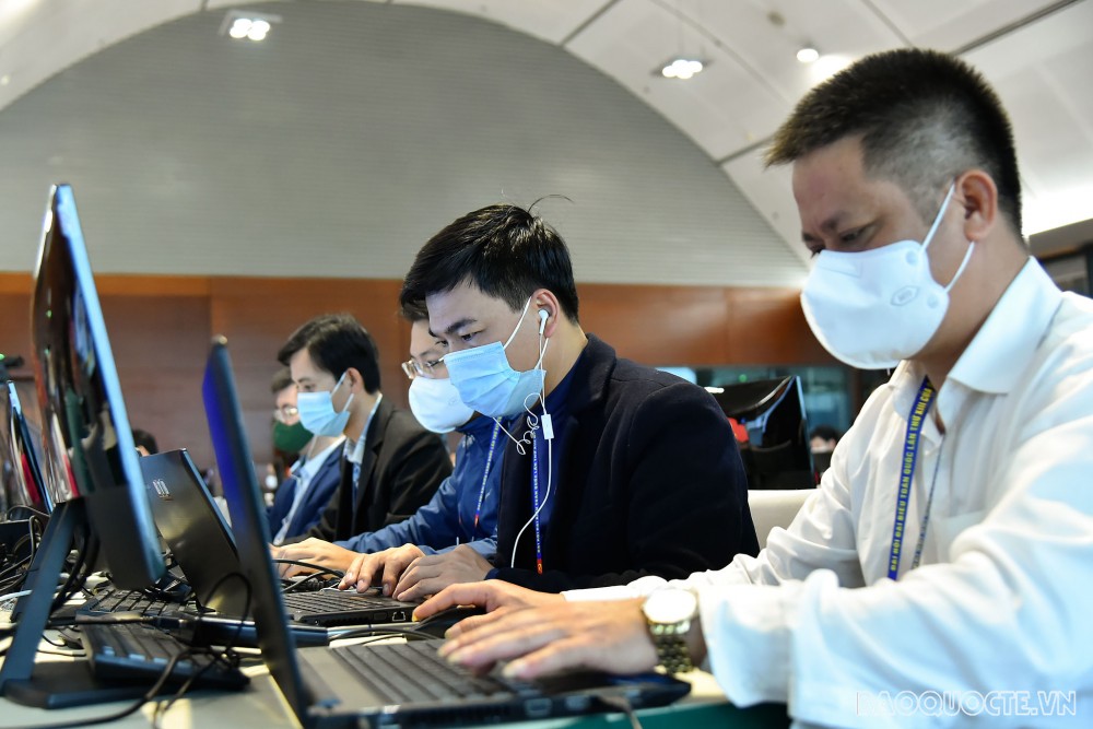 Trung tâm Báo chí Đại hội XIII vận hành hiệu quả trong bối cảnh dịch Covid-19