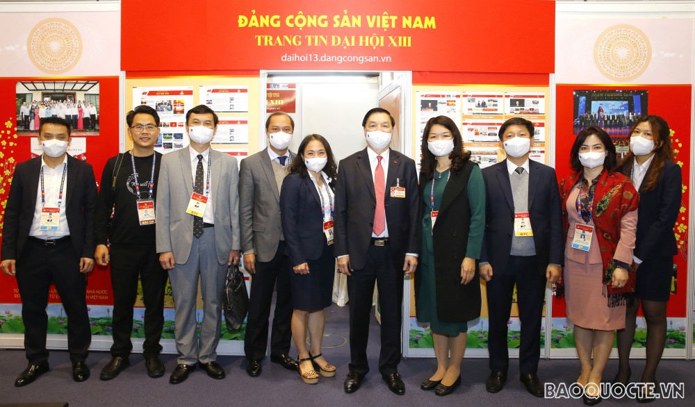 Trung tâm Báo chí Đại hội XIII vận hành hiệu quả trong bối cảnh dịch Covid-19