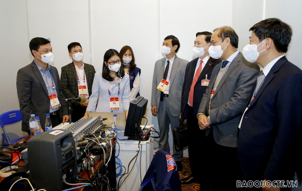 Trung tâm Báo chí Đại hội XIII vận hành hiệu quả trong bối cảnh dịch Covid-19