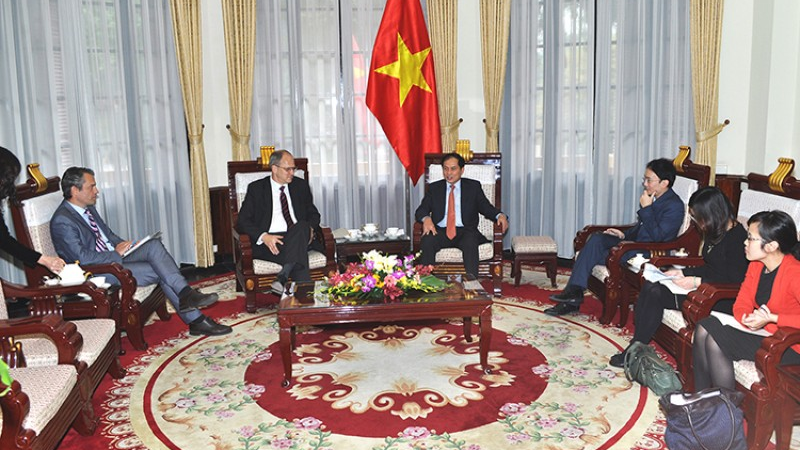 Đại sứ Đức Christian Berger chào xã giao Lãnh đạo Bộ Ngoại giao