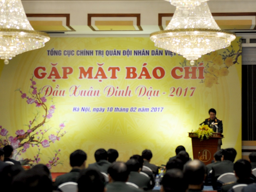 Tổng cục Chính trị Quân đội gặp mặt báo chí đầu Xuân 2017