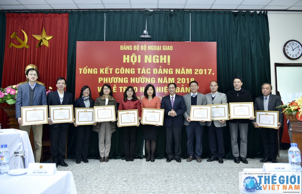 Bộ Ngoại giao tổng kết công tác Đảng năm 2017