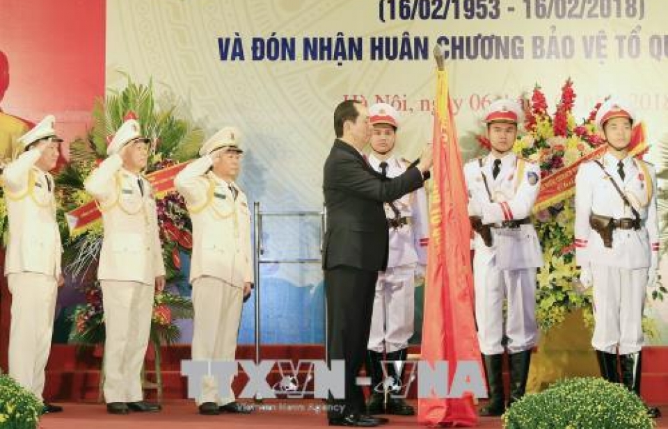 Kỷ niệm 65 năm lực lượng Cảnh vệ Công an nhân dân