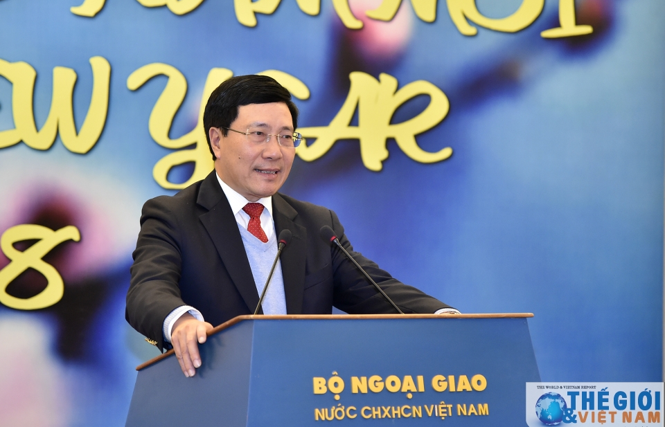 Thư Chúc Tết Mậu Tuất của Ủy viên Bộ Chính trị, Phó Thủ tướng, Bộ trưởng Bộ Ngoại giao Phạm Bình Minh