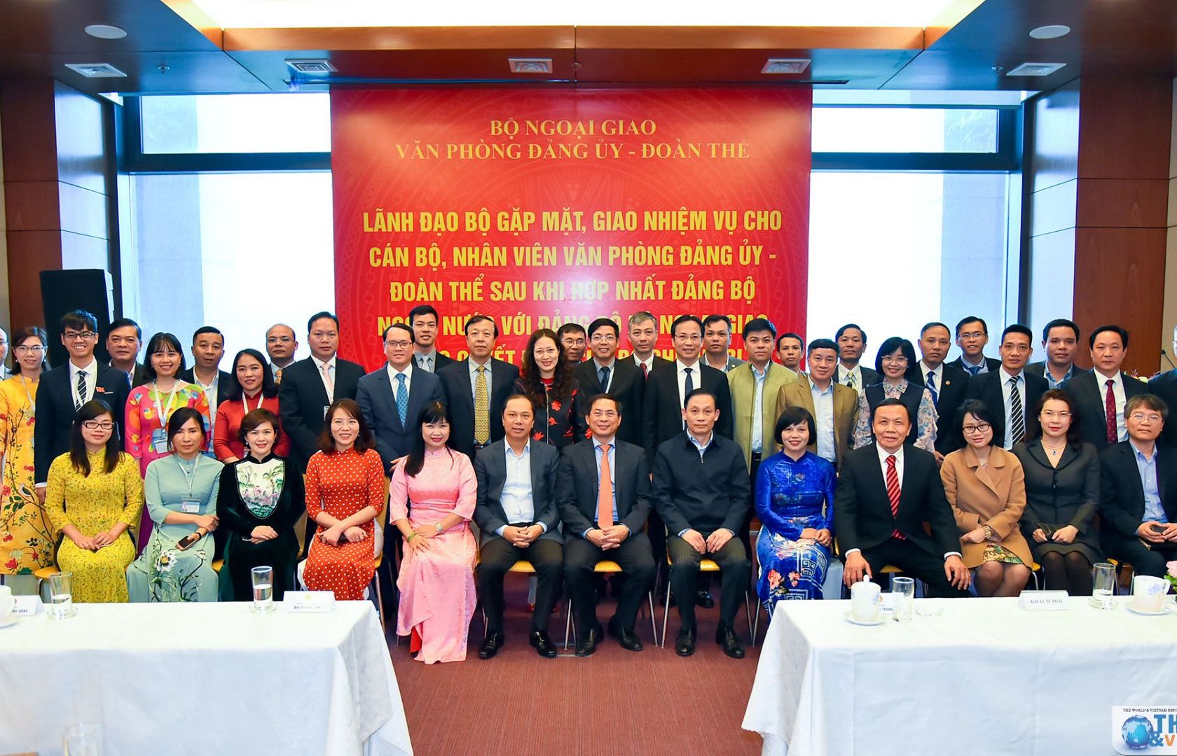 Lãnh đạo Bộ gặp mặt, giao nhiệm vụ cho Văn phòng Đảng ủy - Đoàn thể sau khi hợp nhất