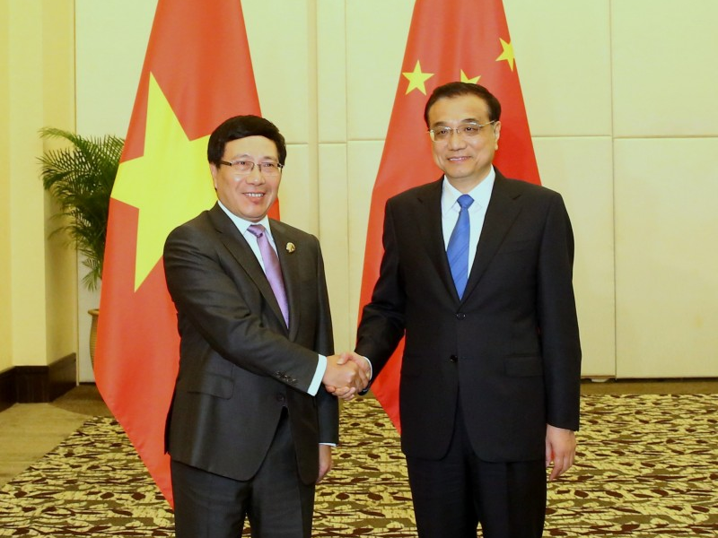 Phó Thủ tướng Phạm Bình Minh hội kiến Thủ tướng Trung Quốc, tiếp Phó Thủ tướng Nga