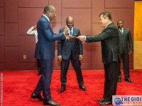 Đại sứ Trần Quốc Thủy trình Thư ủy nhiệm lên Tổng thống Benin