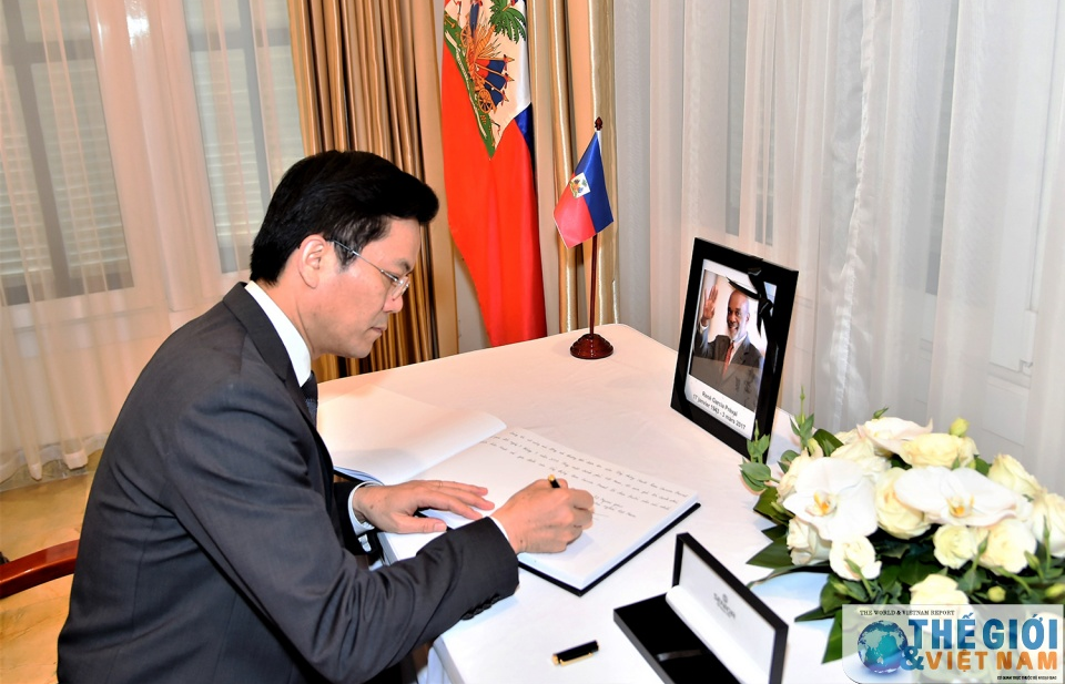 Lãnh đạo Bộ Ngoại giao viếng cựu Tổng thống Haiti Rene Garcia Preval