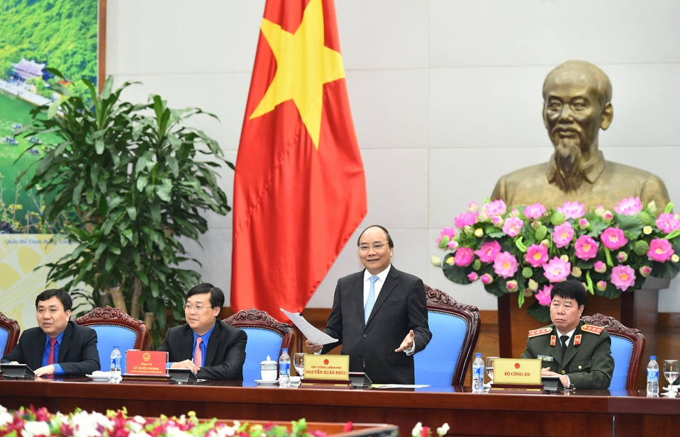 Thủ tướng gặp gỡ các gương mặt trẻ tiêu biểu, triển vọng