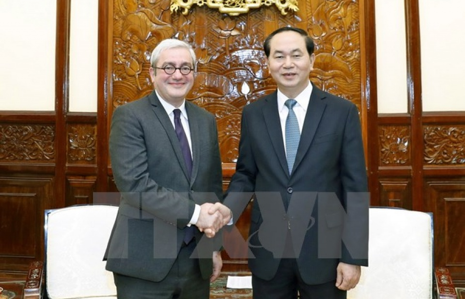 Chủ tịch nước tiếp Giám đốc điều hành hãng thông tấn AFP