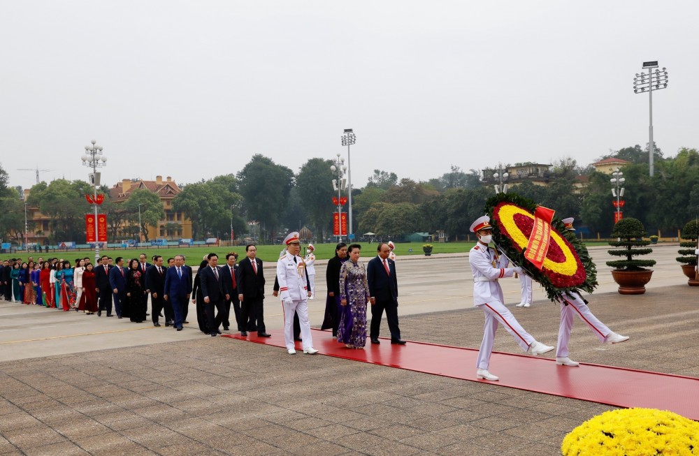 Toàn cảnh phiên khai mạc Kỳ họp thứ 11, Quốc hội khóa XIV qua ảnh