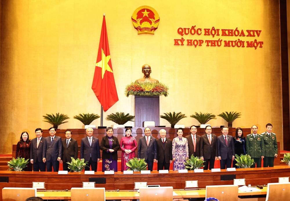 Toàn cảnh phiên khai mạc Kỳ họp thứ 11, Quốc hội khóa XIV qua ảnh