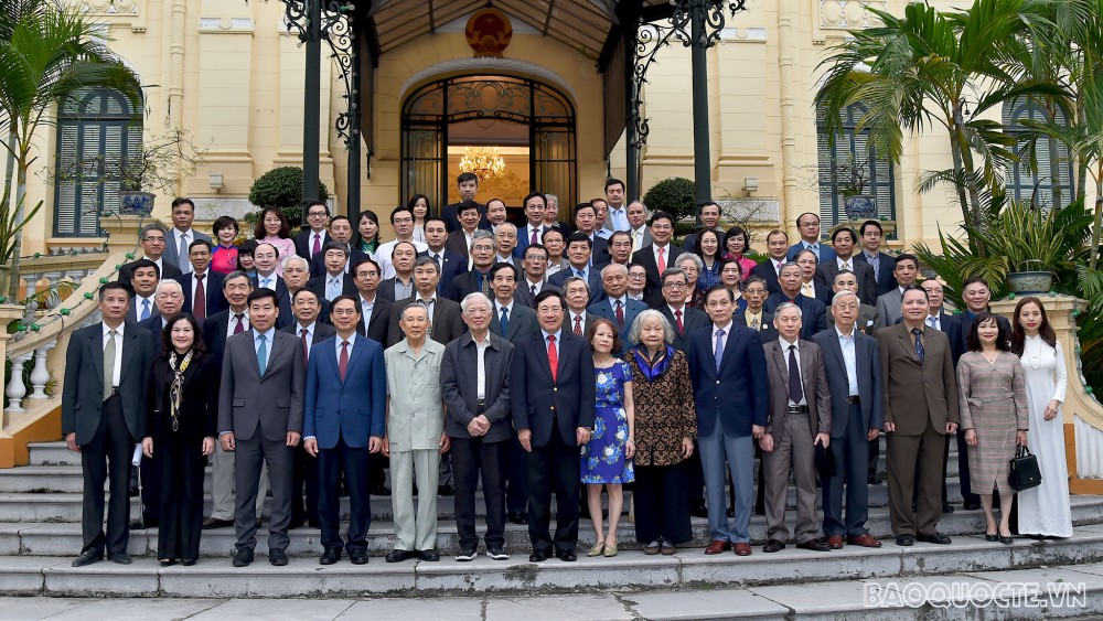 Các đại biểu tham dự Tọa đàm “Nâng cao hiệu quả công tác đảng ngoài nước trong giai đoạn hiện nay”, ngày 30/3/2021. (Ảnh: Tuấn Anh) Các đại biểu tham dự Tọa đàm “Nâng cao hiệu quả công tác đảng ngoài nước trong giai đoạn hiện nay”, ngày 30/3/2021. (Ảnh: Tuấn Anh)