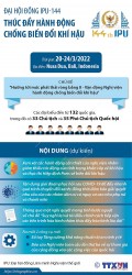 Infographic: Đại hội đồng IPU-144 thúc đẩy hành động chống biến đổi khí hậu