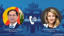 Bộ trưởng Ngoại giao Bùi Thanh Sơn điện đàm với Bộ trưởng Ngoại giao Canada Melanie Joly