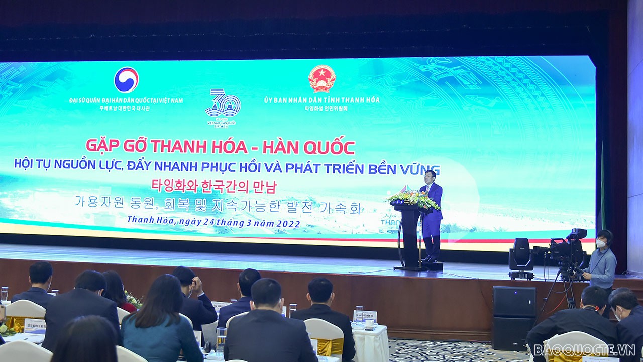 Gặp gỡ Hàn Quốc 2022: Thanh Hóa mong muốn thu hút đầu tư từ Xứ sở kim chi