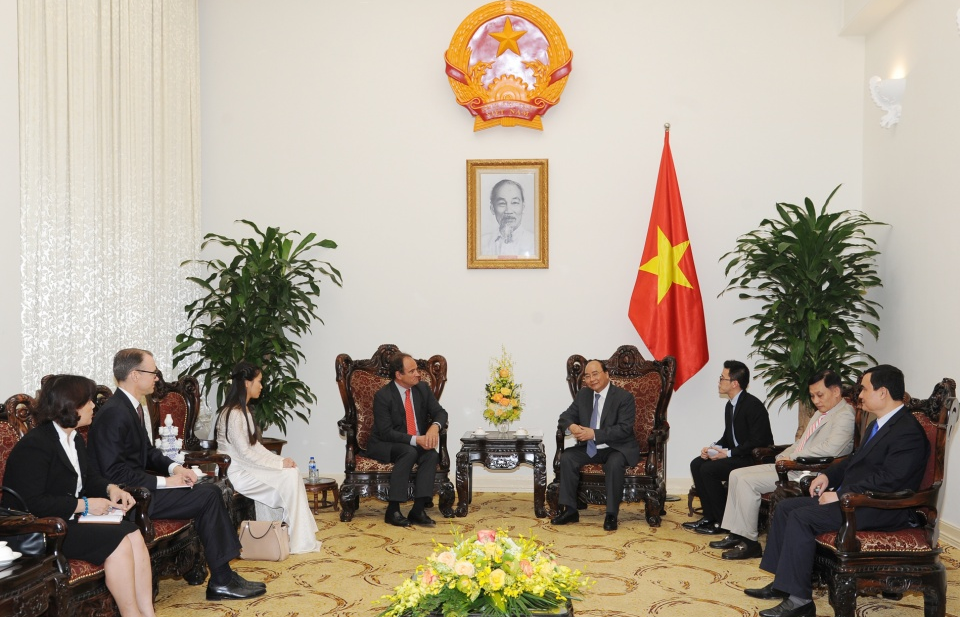 Thủ tướng Nguyễn Xuân Phúc tiếp khách quốc tế