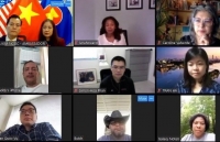 Đại sứ quán Việt Nam tại Mỹ gặp mặt trực tuyến với những người con Việt - Mỹ