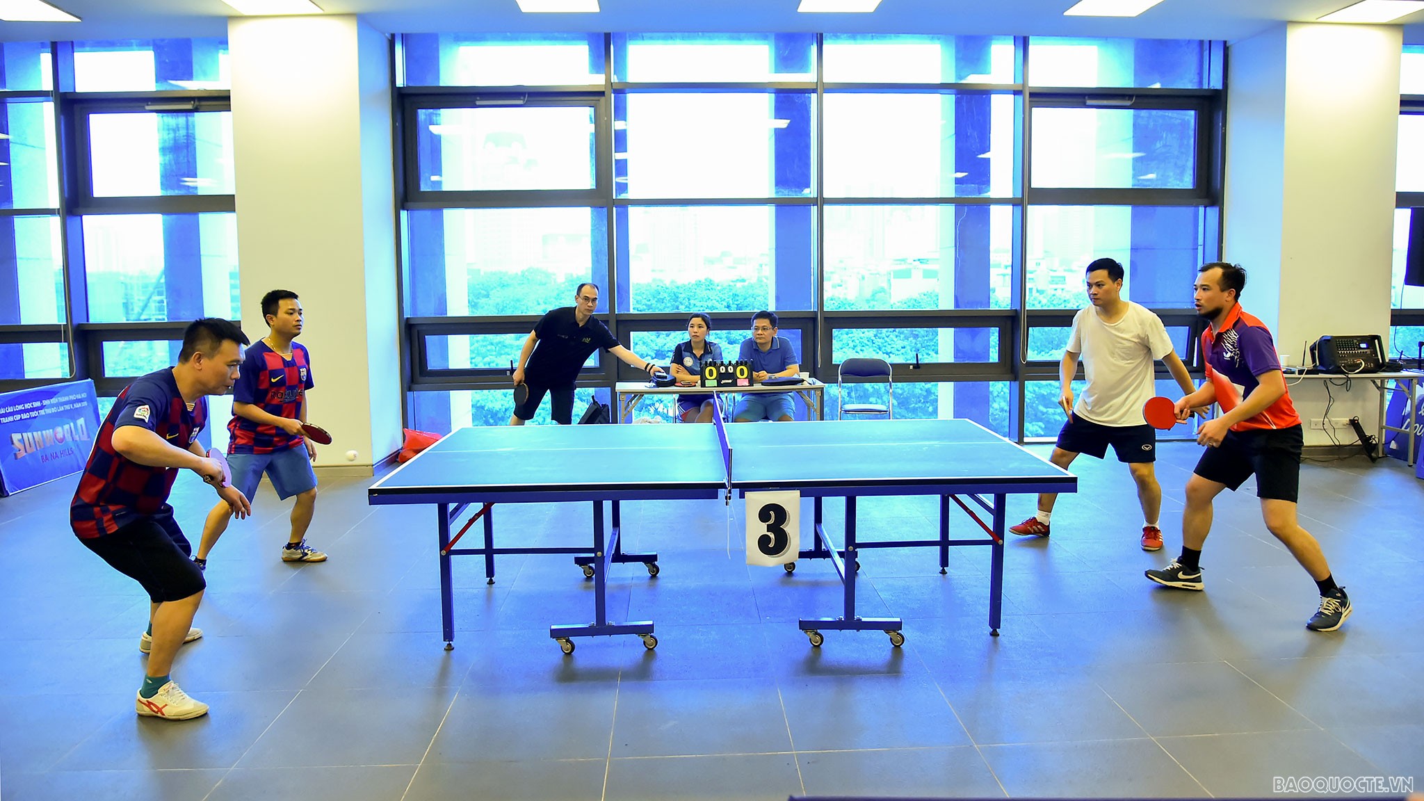 Tưng bừng Giải bóng bàn Vụ Trung Đông-châu Phi mở rộng