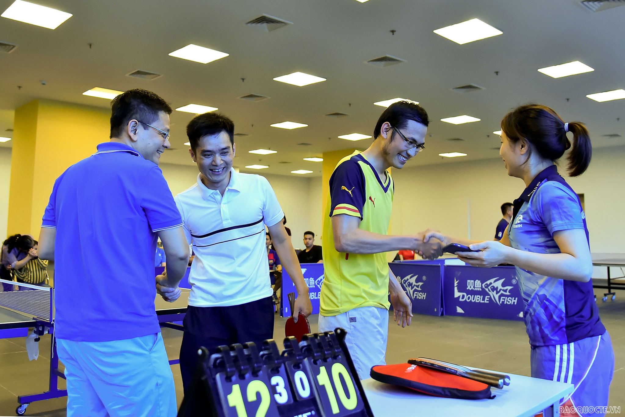 Tưng bừng Giải bóng bàn Vụ Trung Đông-châu Phi mở rộng