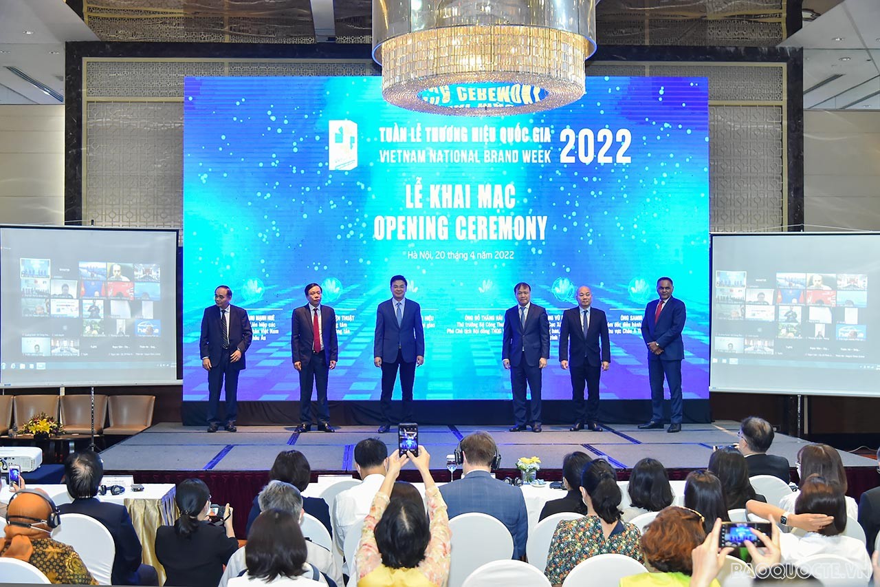 Khai mạc Diễn đàn Thương hiệu quốc gia Việt Nam năm 2022 Khai mạc Diễn đàn Thương hiệu quốc gia Việt Nam năm 2022