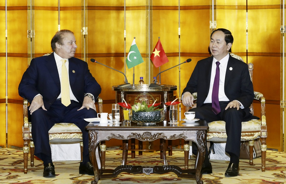 Chủ tịch nước gặp song phương bên lề Diễn đàn “Vành đai và Con đường"