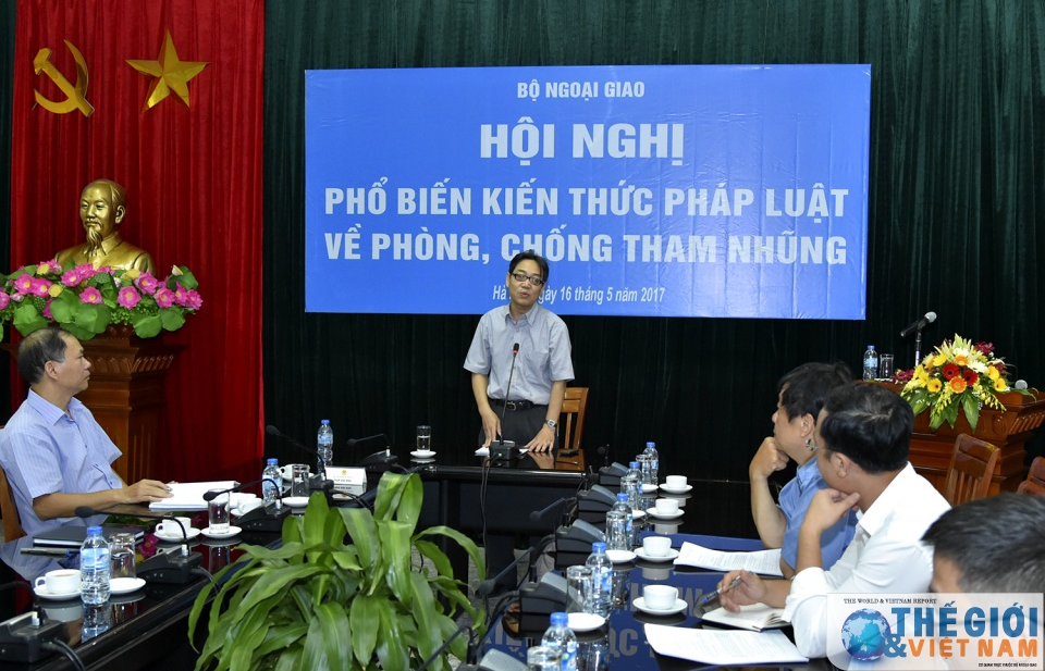 Bộ Ngoại giao tổ chức phổ biến kiến thức về phòng, chống tham nhũng