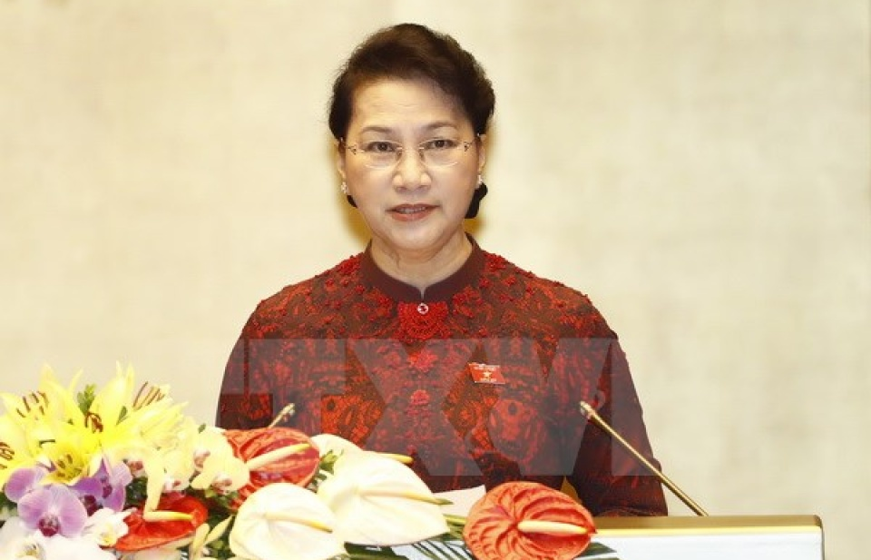 Chủ tịch Quốc hội phát biểu khai mạc Kỳ họp thứ ba, Quốc hội khóa XIV