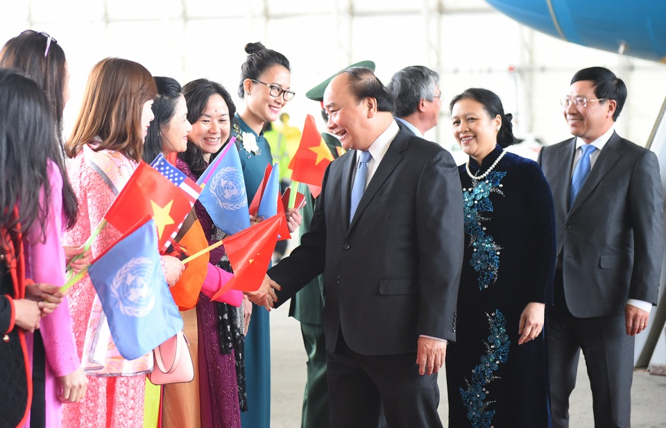 Thủ tướng đến New York bắt đầu chuyến thăm Hoa Kỳ