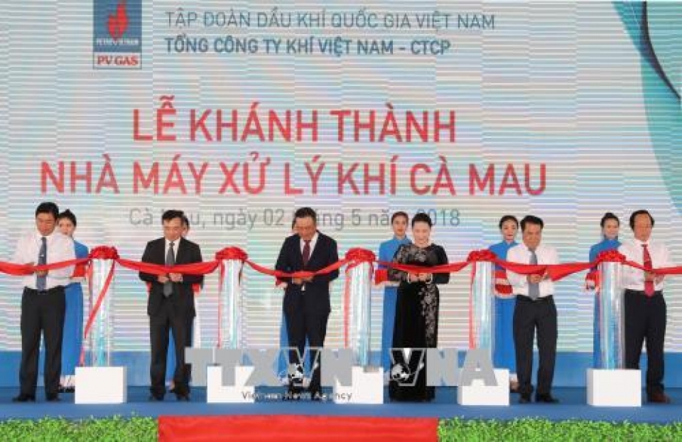 Khánh thành Nhà máy xử lý khí Cà Mau tin nhap 20180502225651