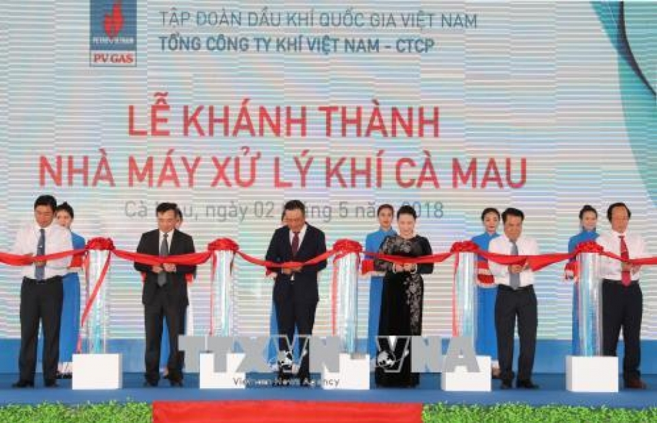 Khánh thành Nhà máy xử lý khí Cà Mau