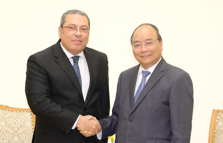 Thủ tướng tiếp tân Đại sứ Ai Cập và Sudan