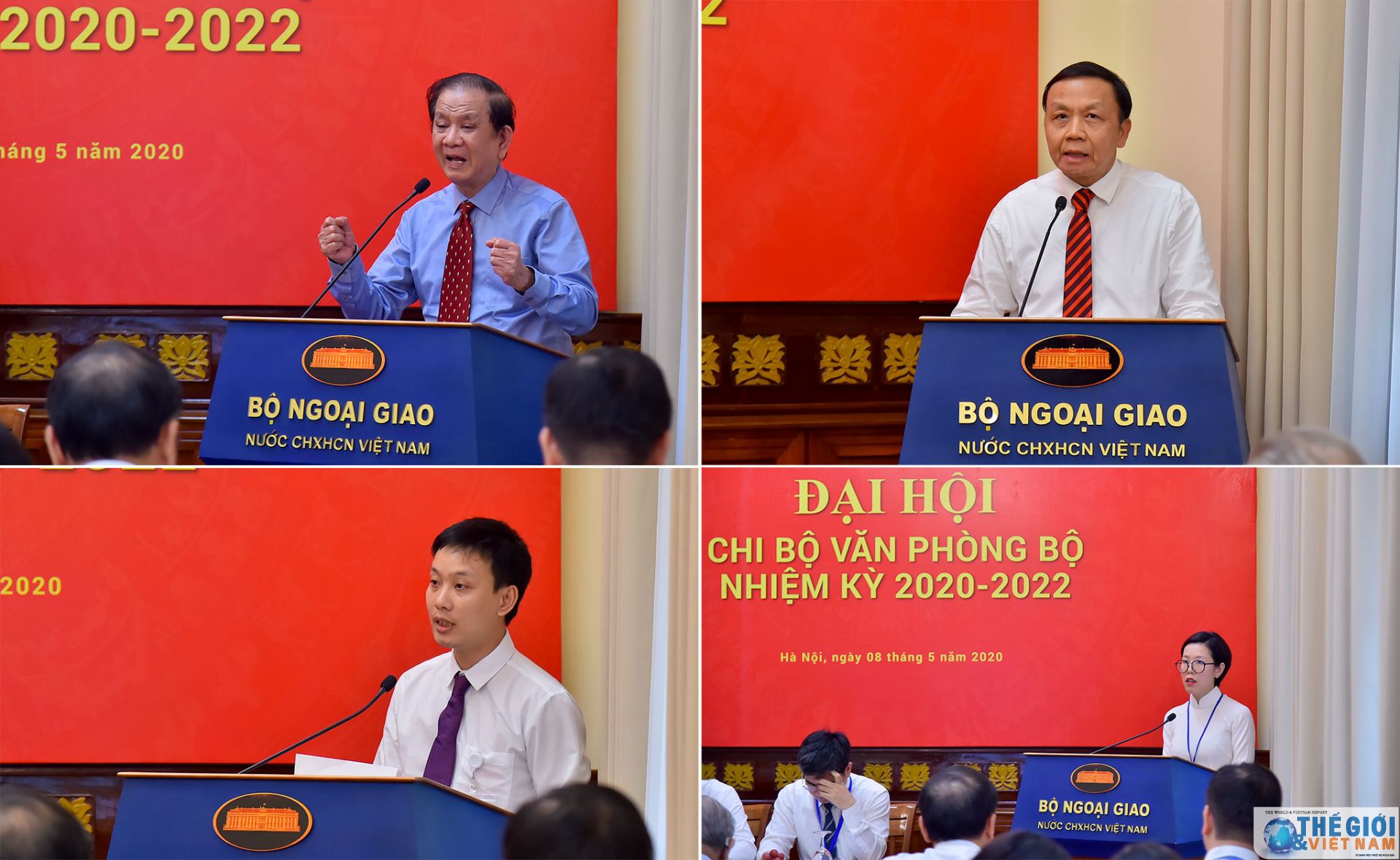 dai hoi chi bo van phong bo ngoai giao nhiem ky 2020 2022