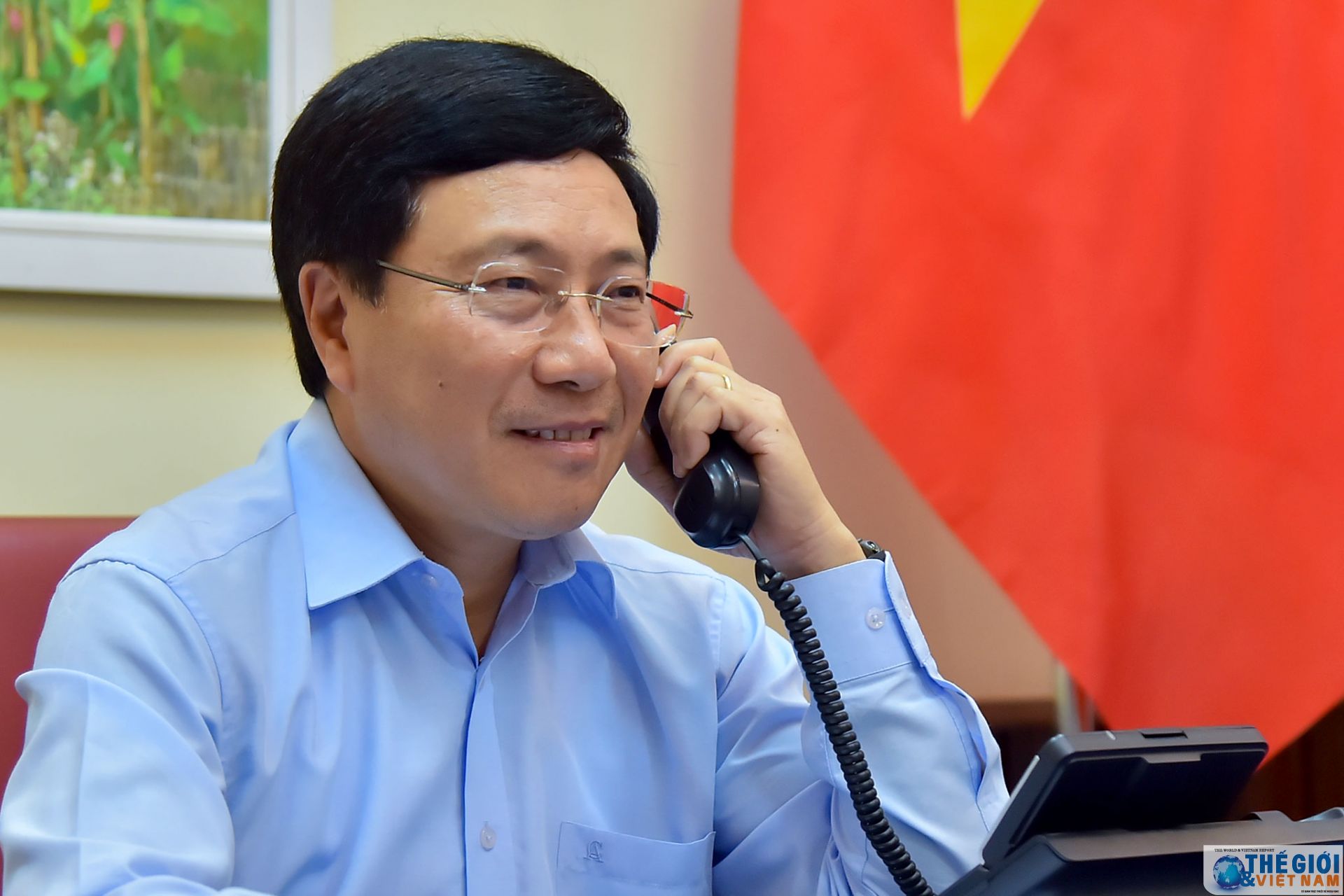 covid 19 pho thu tuong pham binh minh dien dam voi bo truong ngoai giao va hop tac quoc te italy