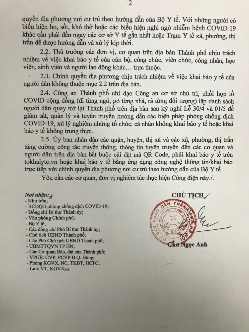 Sau 3 ca mắc Covid-19 mới, Hà Nội tăng cường quản lý người trở lại thành phố sau kỳ nghỉ Lễ 30/4 và 01/5