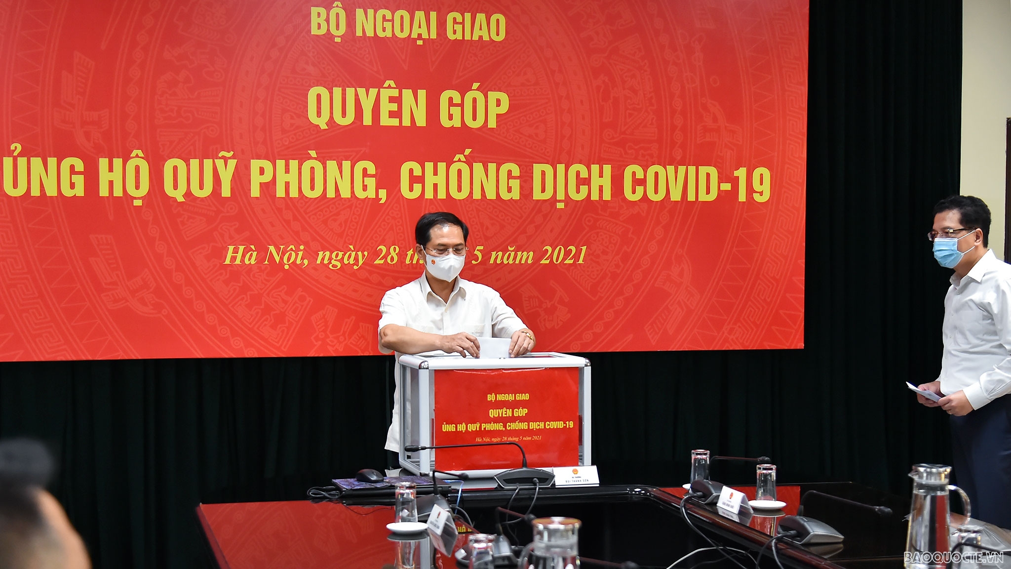 Bộ trưởng Ngoại giao Bùi Thanh Sơn điện đàm Ngoại trưởng Hoa Kỳ Antony Blinken