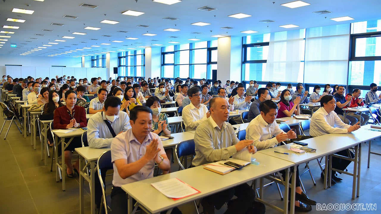 Đảng ủy Bộ Ngoại giao bồi dưỡng nghiệp vụ công tác đảng cho bí thư chi bộ và cấp ủy cơ sở năm 2022