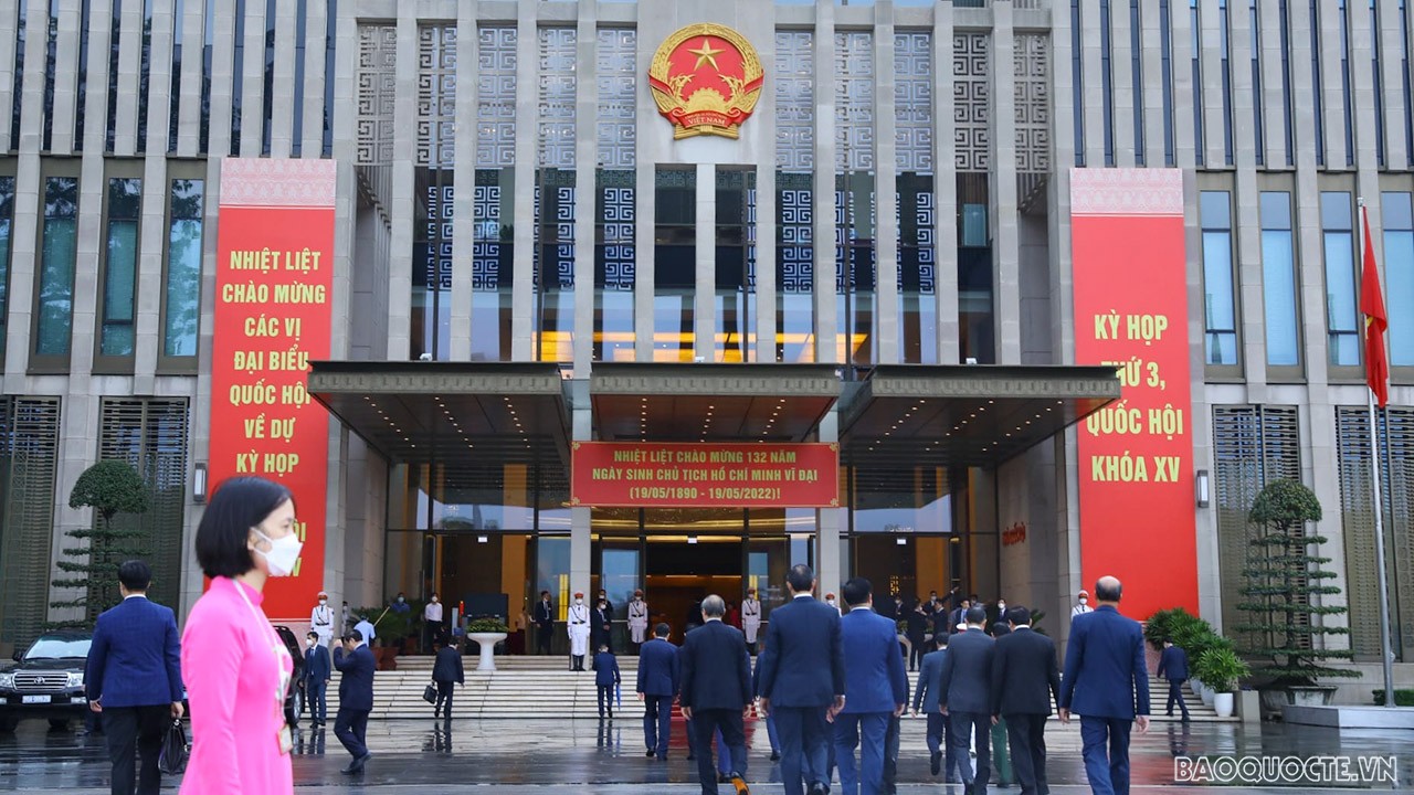 Sáng nay 23/5, các đại biểu vào Nhà Quốc hội, dự phiên khai mạc Quốc hội khóa XV khai mạc Kỳ họp thứ 3. (Ảnh: Văn Điệp) Sáng nay 23/5, các đại biểu vào Nhà Quốc hội, dự phiên khai mạc Quốc hội khóa XV khai mạc Kỳ họp thứ 3. (Ảnh: Văn Điệp)
