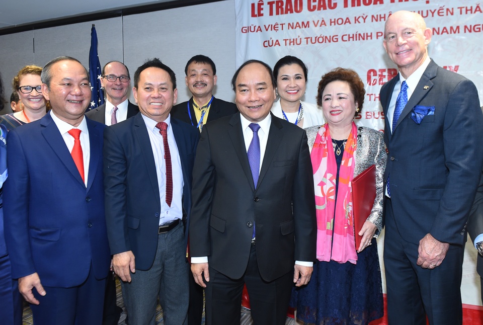 Thủ tướng chứng kiến doanh nghiệp Việt Nam, Hoa Kỳ trao văn kiện hợp tác nhiều tỷ USD tin nhap 20170601075644