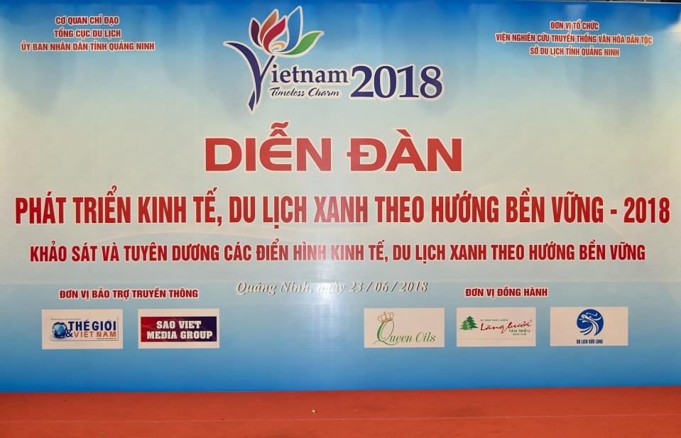 Khai mạc Diễn đàn “Phát triển kinh tế, du lịch xanh bền vững 2018”