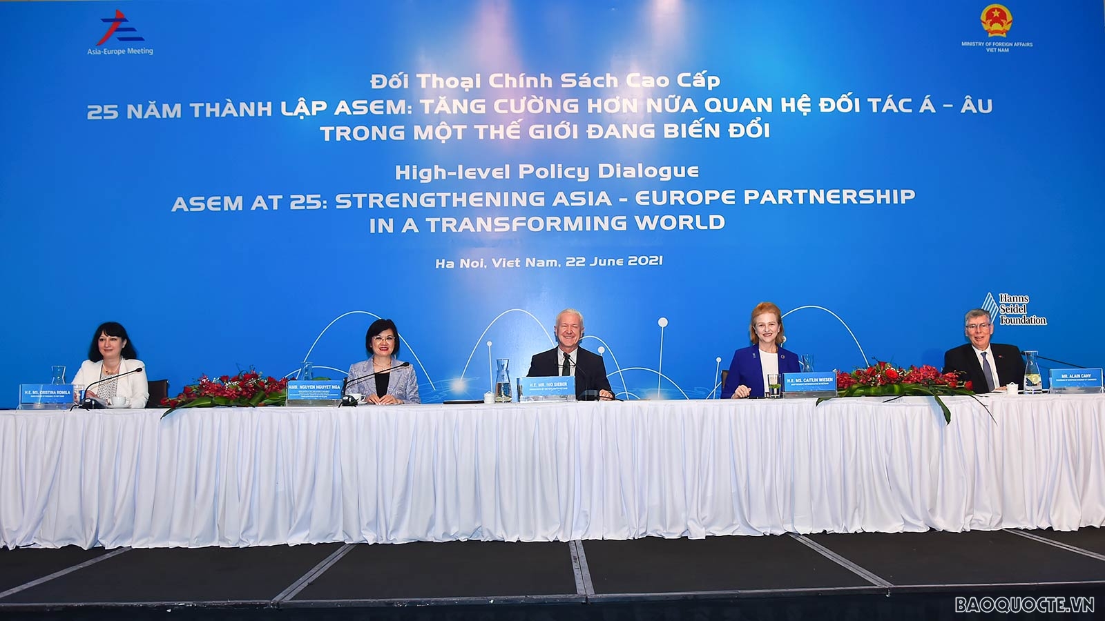 Kỷ niệm 25 năm thành lập ASEM: Khai mạc Đối thoại chính sách cao cấp Diễn đàn hợp tác Á-Âu tại Hà Nội